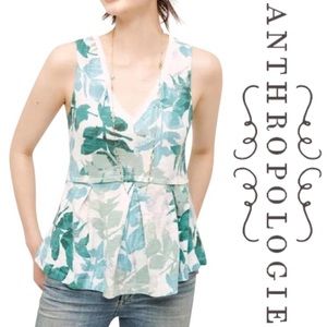 ✨ Anthropologie Deletta Peplum Tank top size M ✨